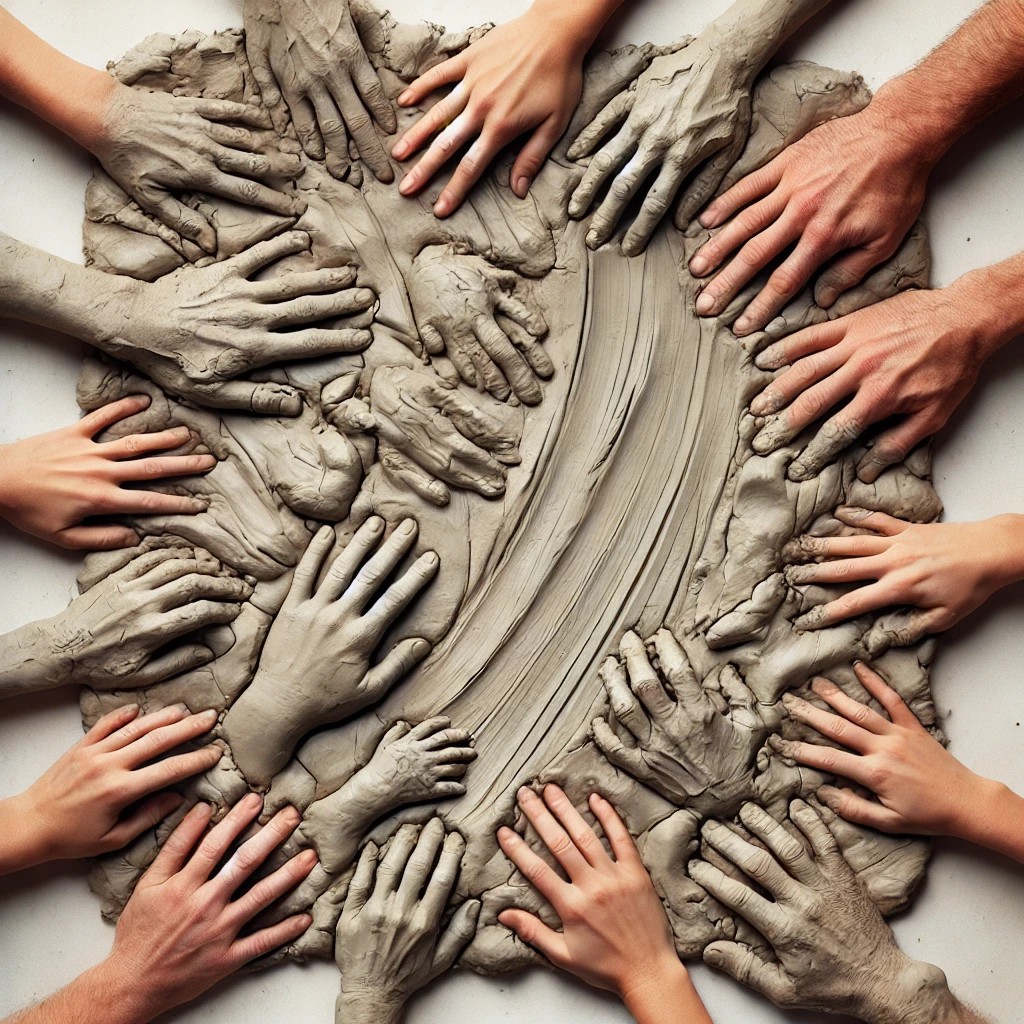 Mutuable defaults are like clay formed by multiple hands. Everybody can change everything.